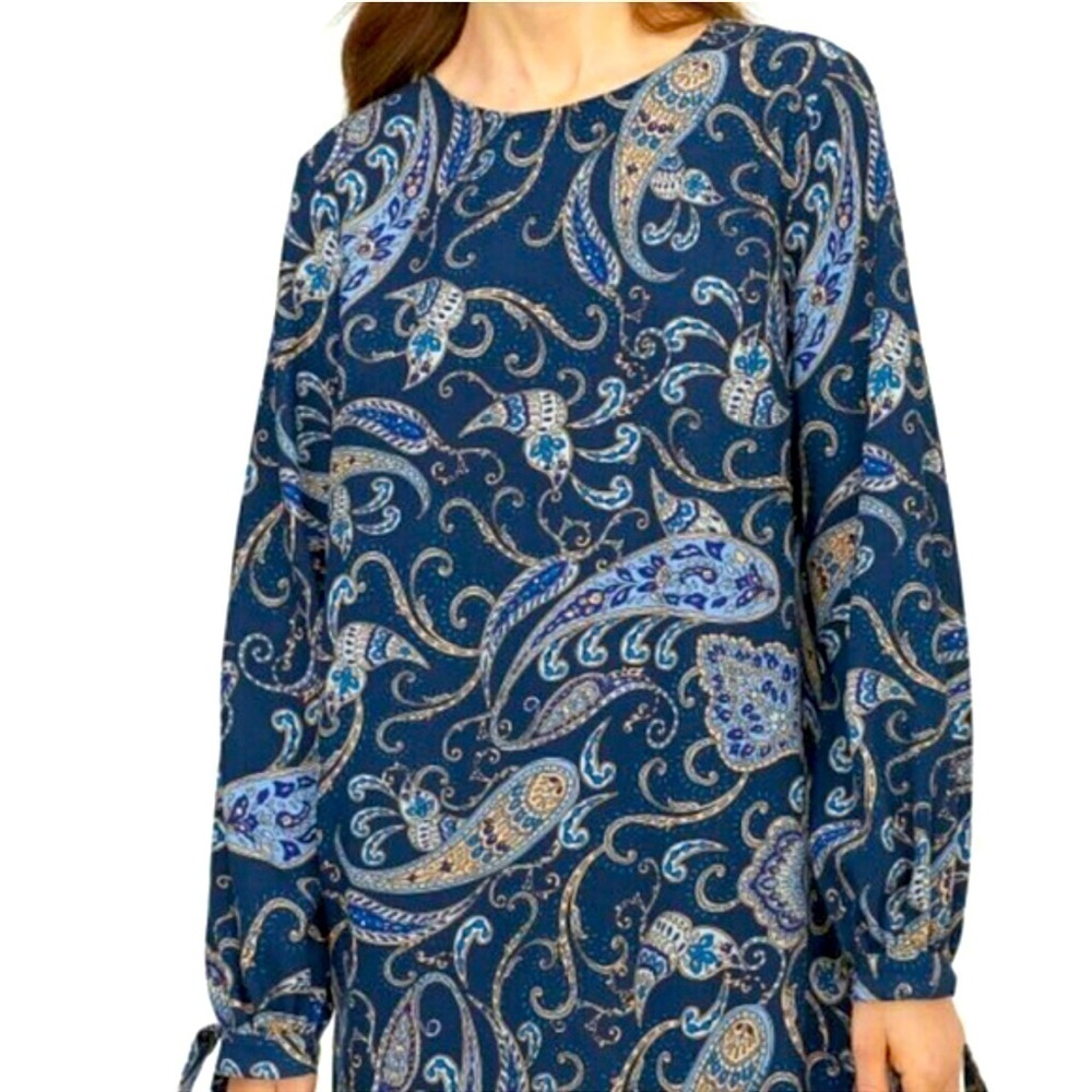 H&M Paisley Shift Dress size 10